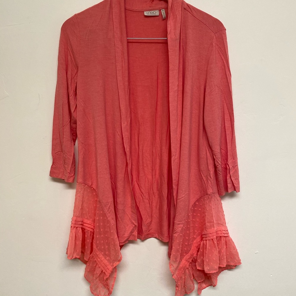 Logo Lori Goldstein XS cardigan pink Cardigan